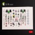 1/48 Jas-39 B/D Interior 3D Decals for Zimi/KittyHawk kit