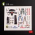 1/48 F-104G Interior 3D Decals for Kinetic kit