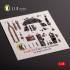 1/48 F4U-1A Corsair Interior 3D Decals for Magic Factory kit