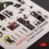 1/48 F4U-1A Corsair Interior 3D Decals for Magic Factory kit
