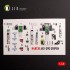 1/48 Jas-39 D Interior 3D Decals for Italeri kit
