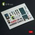 1/48 AV-8A HARRIER (Early) Interior 3D Decals for Kinetic kit