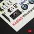1/48 Westland Lysander Mk.III Interior 3D Decals for Eduard kit