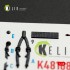 1/48 MH-6J Little Bird Interior 3D Decals for ICM kit