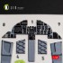 1/48 F-15C Eagle Late Interior 3D Decal Set for Hasegawa Kit