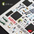 1/48 F-15E Eagle Early Interior 3D Decal Set for Hasegawa Kit