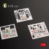 1/48 F-15J Eagle Late Interior 3D Decal Set for Hasegawa Kit