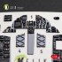 1/48 F-15J Eagle Late Interior 3D Decal Set for Hasegawa Kit