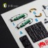 1/48 F-15DJ Eagle Interior 3D Decal Set for Hasegawa Kit