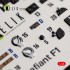 1/48 Boulton Paul Defiant F.1 Interior 3D Decal Set for Trumpeter Kit