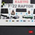 1/48 F-22 Raptor Interior 3D Decal Set for Hasegawa Kit