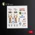 1/48 Aermacchi MB-326 Interior 3D Decal for Italeri Kit