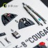 1/48 Grumman F9F-8 Cougar Interior 3D Decal for Kitty Hawk/Zimi Model Kit