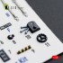 1/48 de Havilland Vampire FB Mk.9 Interior 3D Decal for Trumpeter Kit