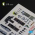 1/72 OA-10A Thunderbolt Interior parts (3D decals) for Italeri kit 