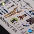 1/72 F.2A Lighting Interior parts (3D decals) for Airfix kit 