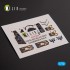 1/72 English Electric Canberra PR.9 Interior parts (3D decals) for Airfix kit 