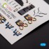 1/72 English Electric Canberra PR.9 Interior parts (3D decals) for Airfix kit 