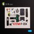 1/72 F-22A Raptor Interior 3D Decals for Academy kit