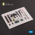 1/72 F-117A NIGHTHAWK Interior parts (3D decals) for Hasegawa kit 