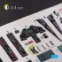 1/72 F-117A NIGHTHAWK Interior parts (3D decals) for Hasegawa kit 