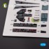 1/72 F-117A NIGHTHAWK Interior parts (3D decals) for Hasegawa kit 