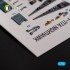 1/72 F-117A NIGHTHAWK Interior parts (3D decals) for Hasegawa kit 