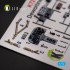 1/72 Dewoitine D.520 Interior parts (3D decals) for Hobby 2000/Hasegawa kit 
