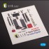 1/72 F-86A Sabre Interior 3D Decals for ClearProp kit