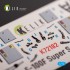 1/72 F-100F Interior 3D Decals for Trumpeter kit
