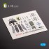 1/72 A-10C Thunderbolt II Interior 3D Decals for GWH kit