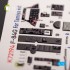 1/72 F-84G Thunderjet Interior 3D Decals for Tamiya kit