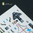 1/72 AV-8A Harrier (early) Interior 3D Decals for Italeri kit
