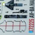 1/72 AV-8A Harrier (late) Interior 3D Decals for Italeri kit