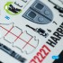 1/72 Harrier Gr3 (Late) Interior 3D Decals for Italeri kit
