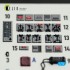 1/72 F-104J Interior 3D Decals for Fine Molds kit