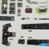 1/72 F-104J Interior 3D Decals for Fine Molds kit