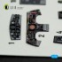 1/72 F-104J Interior 3D Decals for Fine Molds kit