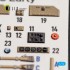 1/72 Bf 110C Early Interior 3D Decal Set for Eduard Kit