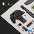 1/72 Bf 110C/D/E Interior 3D Decal Set for Eduard Kit