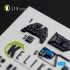 1/72 Bf 109F-2/F-4 Interior 3D Decal Set for Eduard Kit