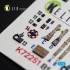 1/72 Bf 109F-2/F-4 Interior 3D Decal Set for Eduard Kit