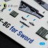 1/72 RF-8G Crusader Interior 3D Decal Set for Sword Kit