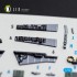 1/72 RF-8G Crusader Interior 3D Decal Set for Sword Kit
