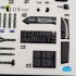 1/72 CH-54A Tarhe Interior 3D Decal Set for ICM Kit
