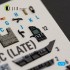 1/72 F/A-18C Hornet Late Interior 3D Decal Set for Academy #12411 Kit
