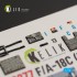 1/72 F/A-18C Hornet Late Interior 3D Decal Set for Academy #12411 Kit