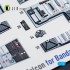 1/72 Millennium Falcon Interior 3D Decal for Bandai Kit