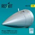 1/32 Mirage 2000D Nose Cone for Kitty Hawk / Zimimodel Kit