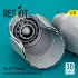 1/32 Su-27 Flanker Exhaust Nozzles for Trumpeter Kit